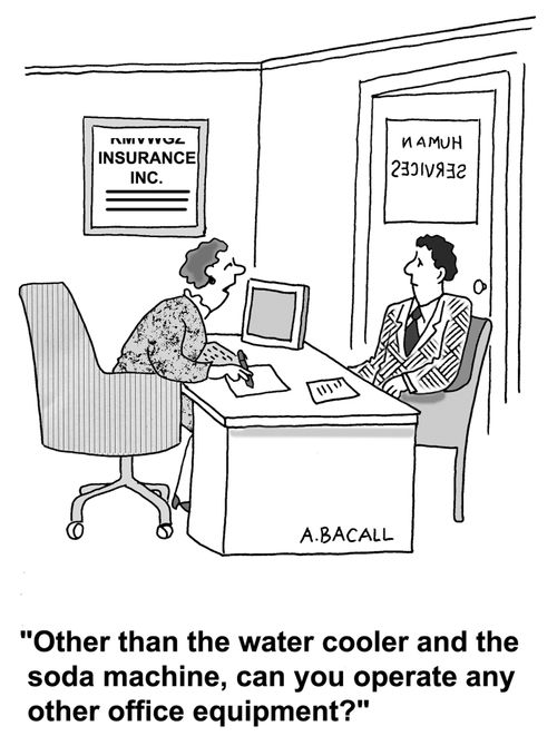 Other than the water cooler and the soda machine, can you operate other office equipment?