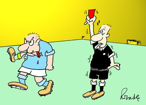 'Red card.'