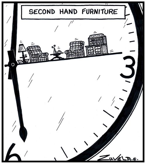 Second hand furniture.
