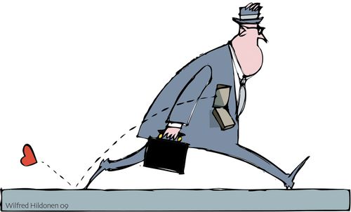 The bureaucrat on his way to work...