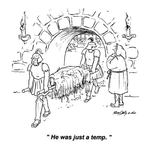 'He was just a temp.'
