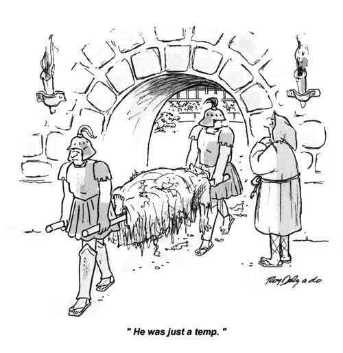 'He was just a temp.'