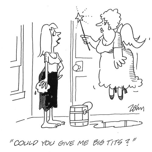 'Could you give me big tits?'
