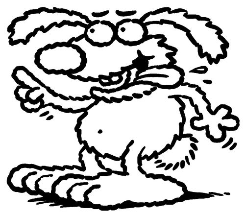 Crazy rabbit.