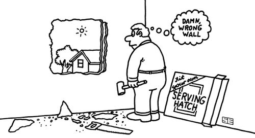 "Damn wrong wall."