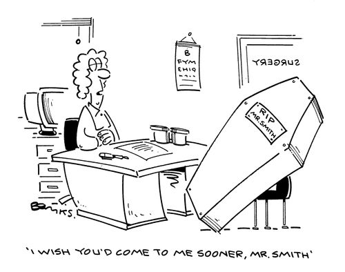 "I wish you'd come to me sooner, Mr Smith"