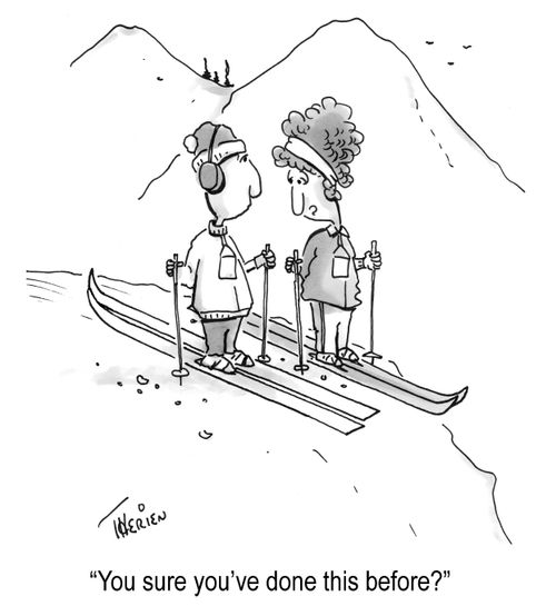 'You sure you've done this before?'