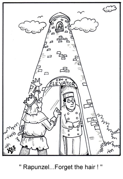 'Rapunzel...forget the hair!'