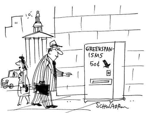 Greenspanisms for sale (50c)