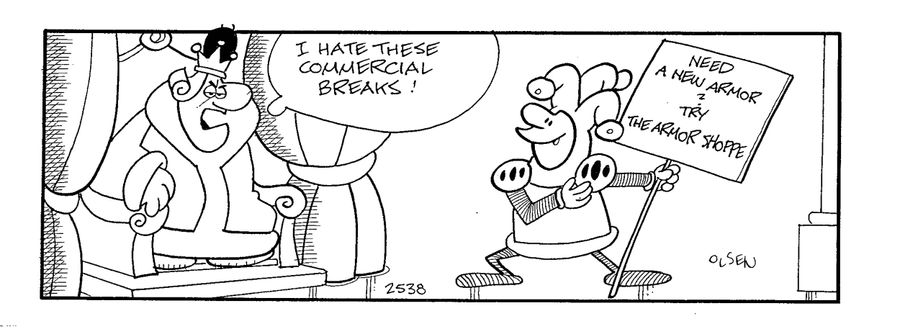 'I hate these commerical breaks!'