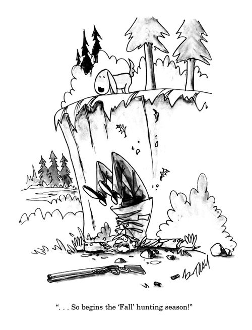 'So begins the 'fall' hunting season!'
