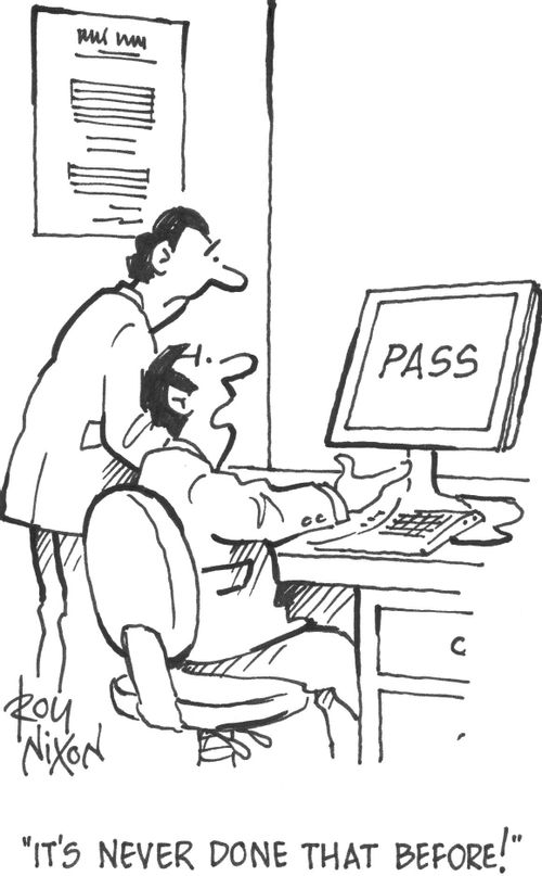 'It's never done that before!'