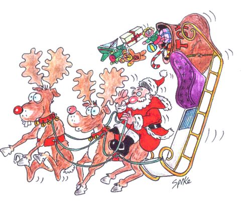 Santa emergency stop.