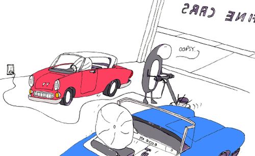 Buffing Cars.