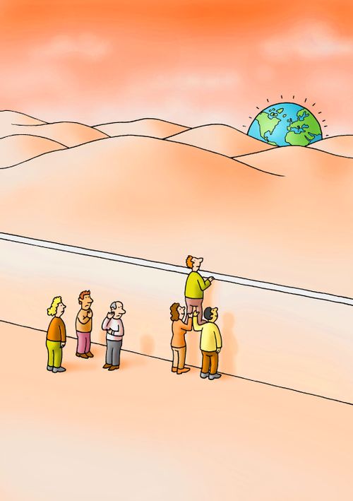 Seeing the dawn of a new world.