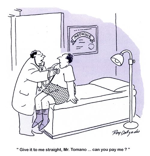 'Give it to me straight, Mr. Tomano. . .can you pay me?'