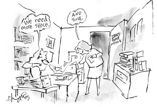 'We need more space.'  'And time.'