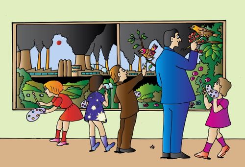 ECO art lesson