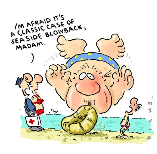 'I'm afraid its a classic case of seaside blowback.'