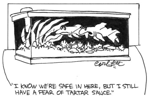 "I have a fear of tartar sauce."