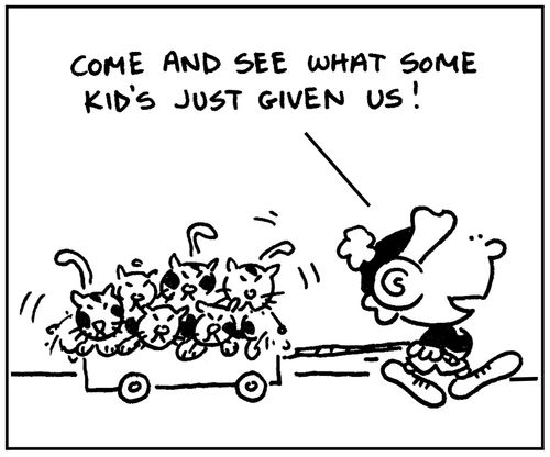 "Come and see what some kid's just given us!"