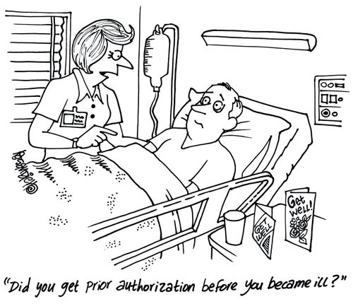 'Did you get prior authorisation before you became ill?'