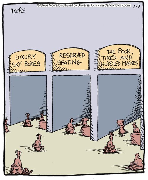 Seating arrangements.
