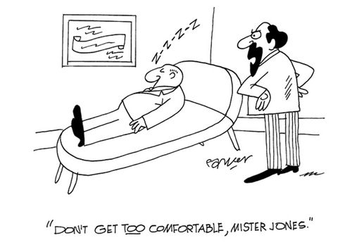 'Don't get TOO comfortable,Mister Jones.'