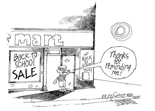Back to School: 'Thanks for reminding me!'