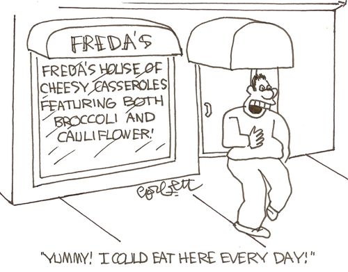 'Yummy! I could eat here every day!'