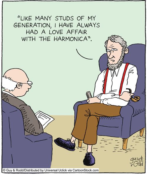 'Like many studs of my generation, I have always had a love affair with the harmonica.'