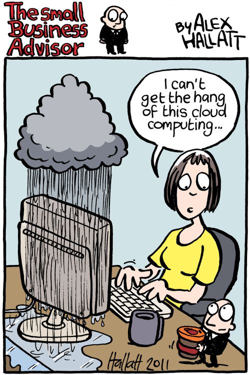 'I can't get the hang of this cloud computing...'