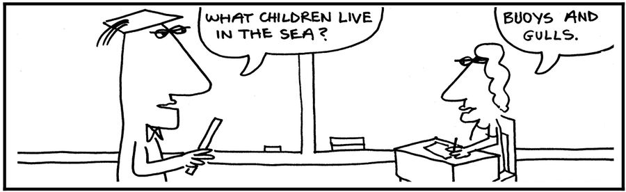 'What children live in the sea?'