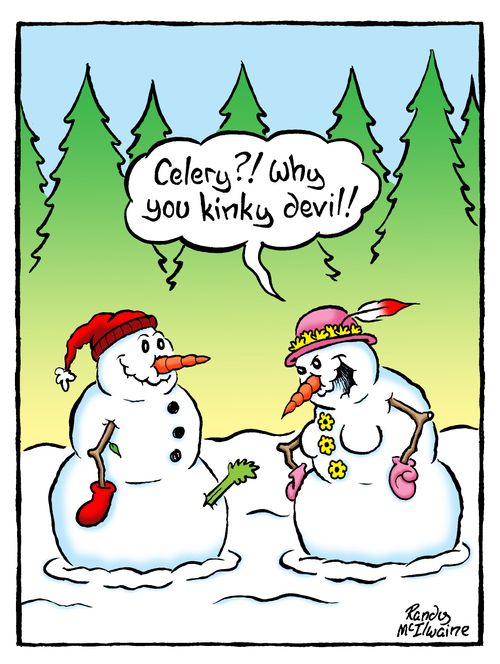 'Celery?! Why you kinky devil!'