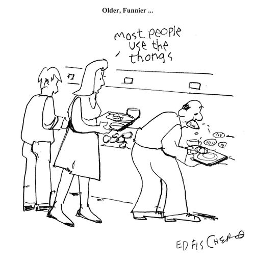 'Most people use the thongs.'