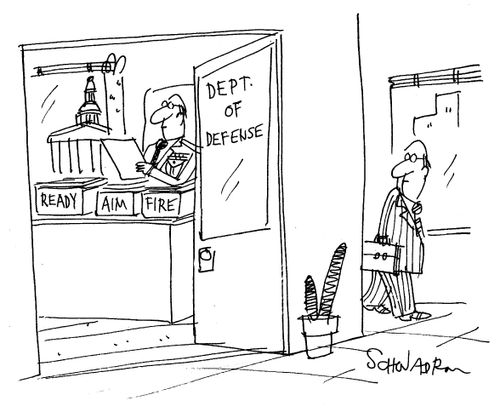 In-trays and Out-trays at the Department of Defence