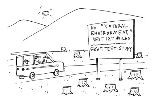 'No 'Natural Environment,' next 127 miles - Govt. test study.'