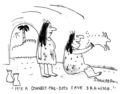 'It's a connect-the-dots cave drawing.'