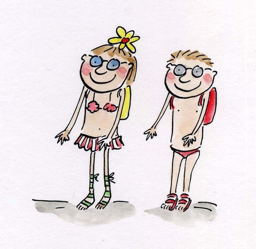Summer fashions.