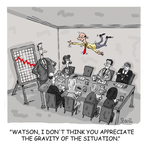WATSON I DON'T THINK YOU APPRECIATE THE GRAVITY OF THE SITUATION. Colour