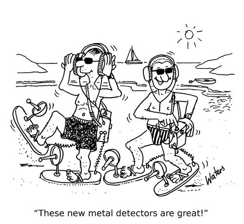 'These new metal detectors are great!'