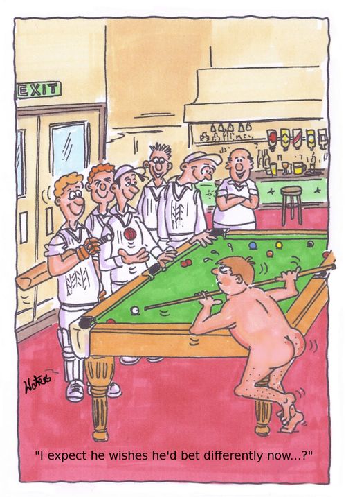 'I expect he wishes he'd bet differently now...?'