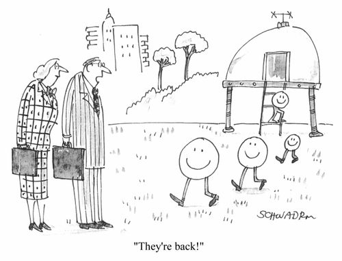"They're back"