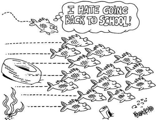 Fish "I hate going back to school"