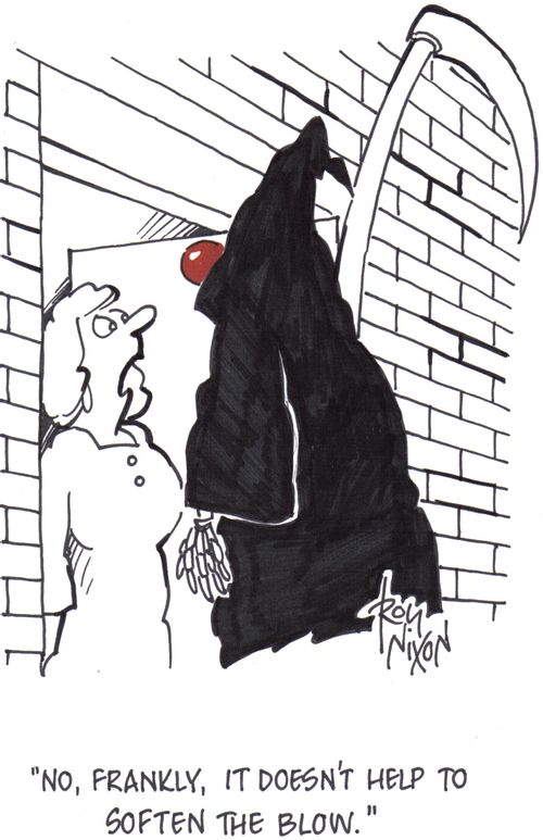 'No, frankly, it doesn't help to soften the blow.'