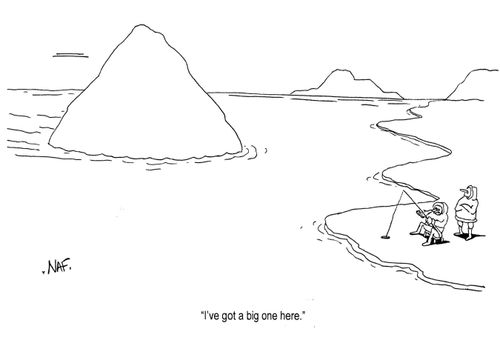 'I've got a big one here.'