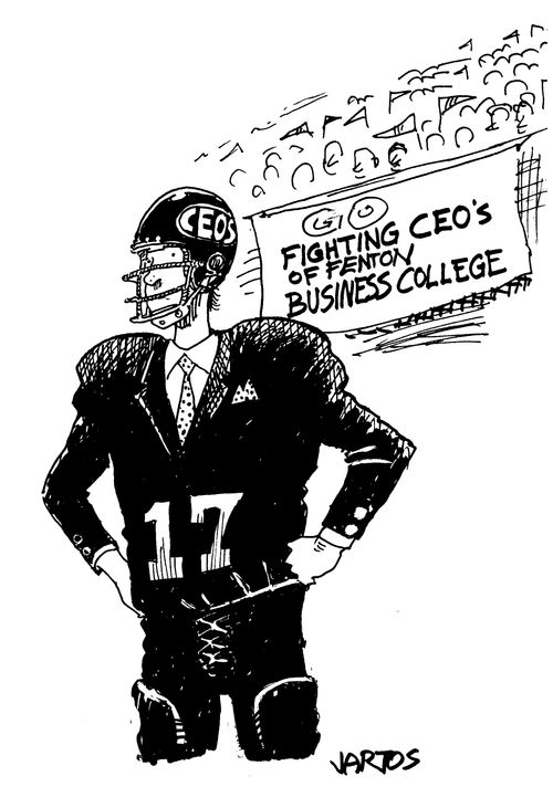 Fighting CEO's of Fenton Business College.