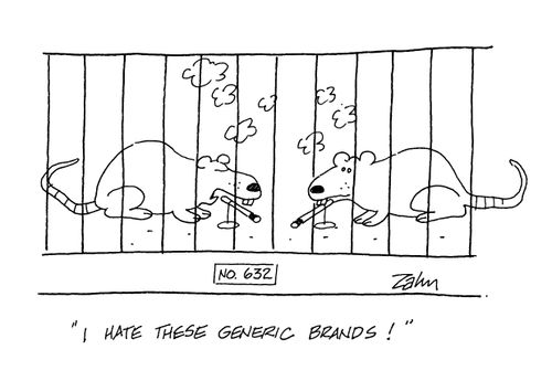 'I hate these generic brands.'