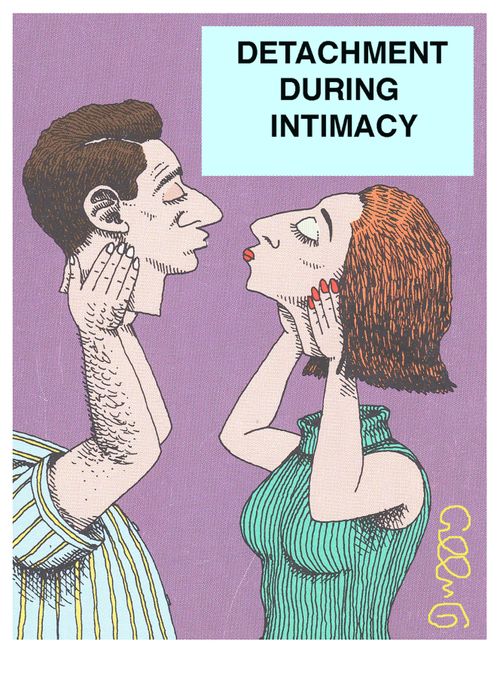 Detachment During Intimacy.