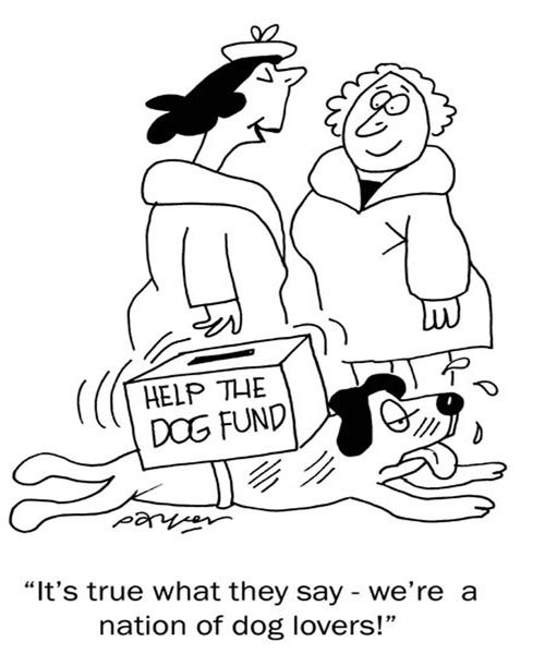 'It's true what they say - we're a nation of dog lovers!'